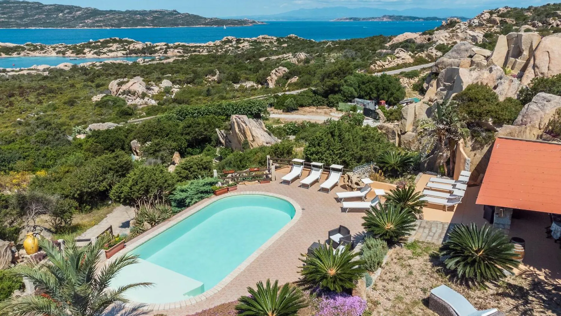 Lussuosa Villa Privata - Piscina A 180 Sul Mare La Maddalena
